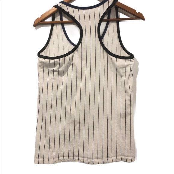 Official Toronto Blue Jays Tank Top Stripes Medium - Picture 3 of 6